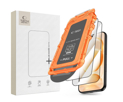 Szkło i folia ochronna Tech-Protect Szkło Hartowane Quick Set+ 2-Pack Do Iphone 17 Pro Max / 18